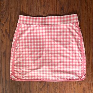 Pink Gingham Women's Skirt